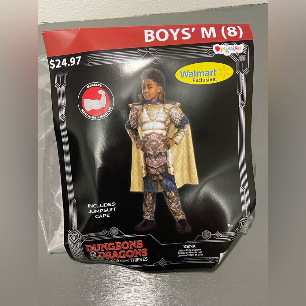 Dungeons Dragons Xenk Honor Of Thieves Costume Boys Size Med 8.